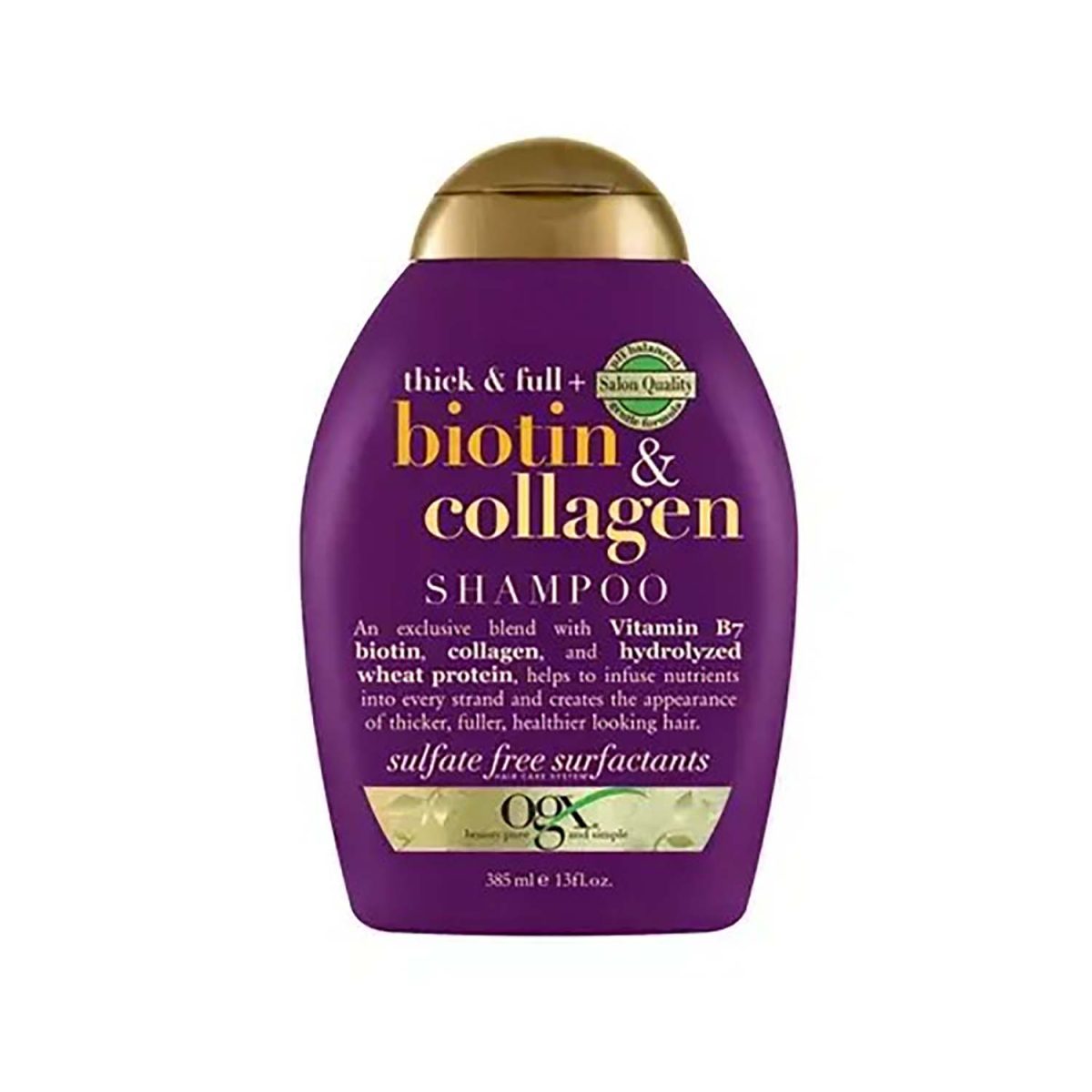 OGX Biotin and Collagen Thick and Full Shampoo 385ml - Image 1
