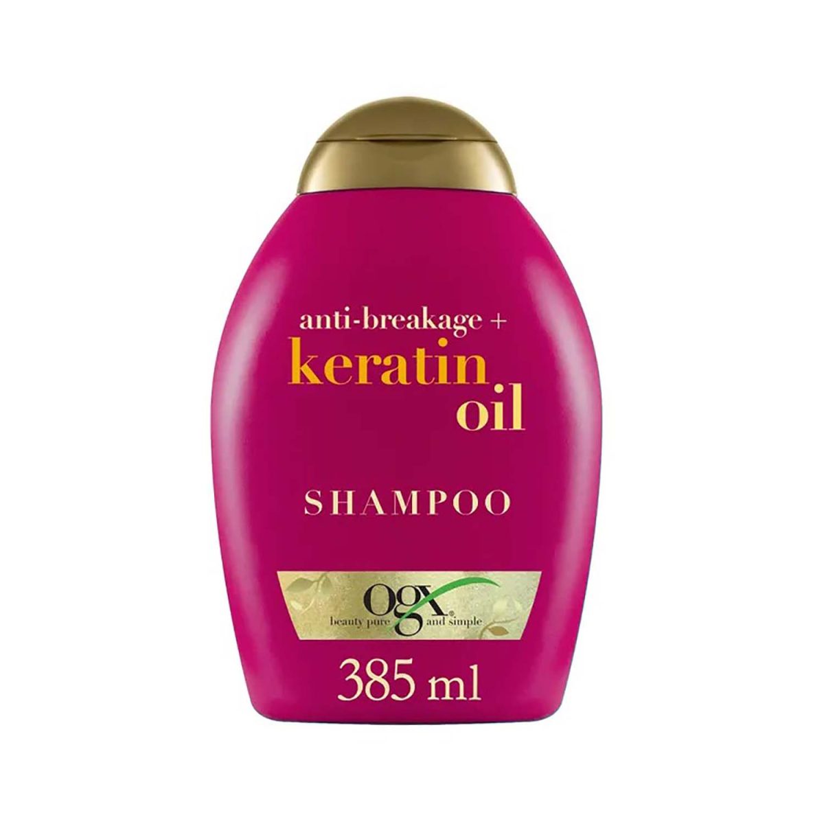 OGX Anti Breakage Keratin Oil Shampoo 385ml - Image 1