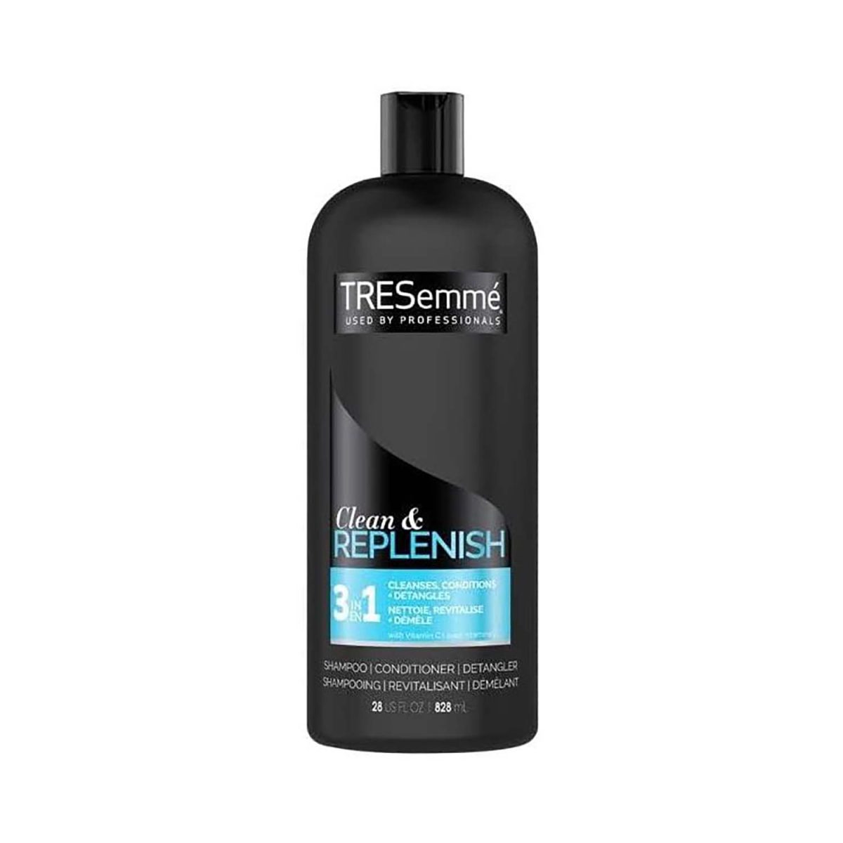 Tresemme Clean and Replenish 3 in 1 Shampoo 828ml - Image 1