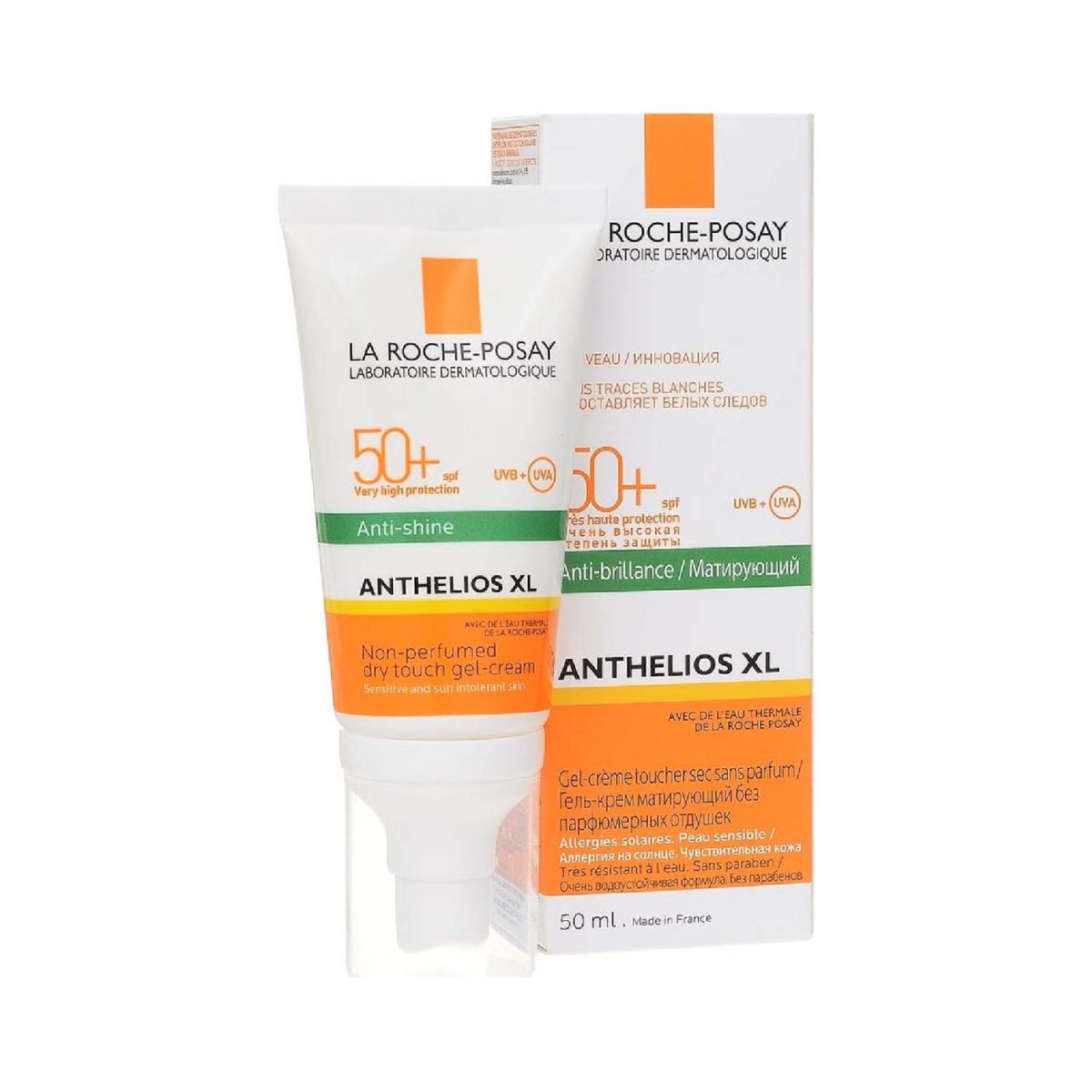 La Roche-Posay Anthelios Anti-Shine Mattifying Sunscreen SPF 50+ 50ml - Image 1