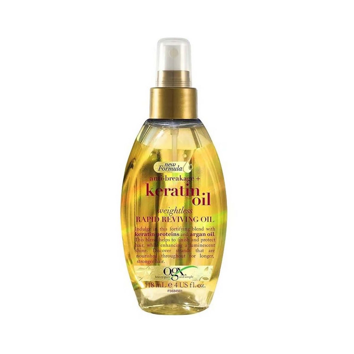 OGX Keratin Oil Rapid Reviving Oil 118ml - Image 1