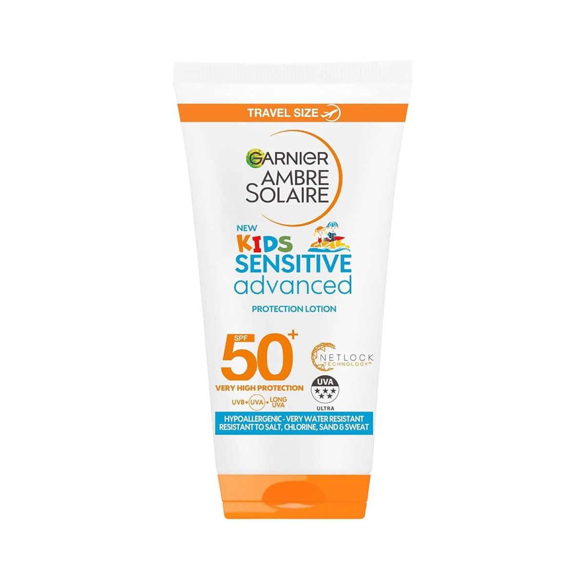 Garnier Ambre Solaire SPF-50 Kids Sunblock 50ml - Image 1
