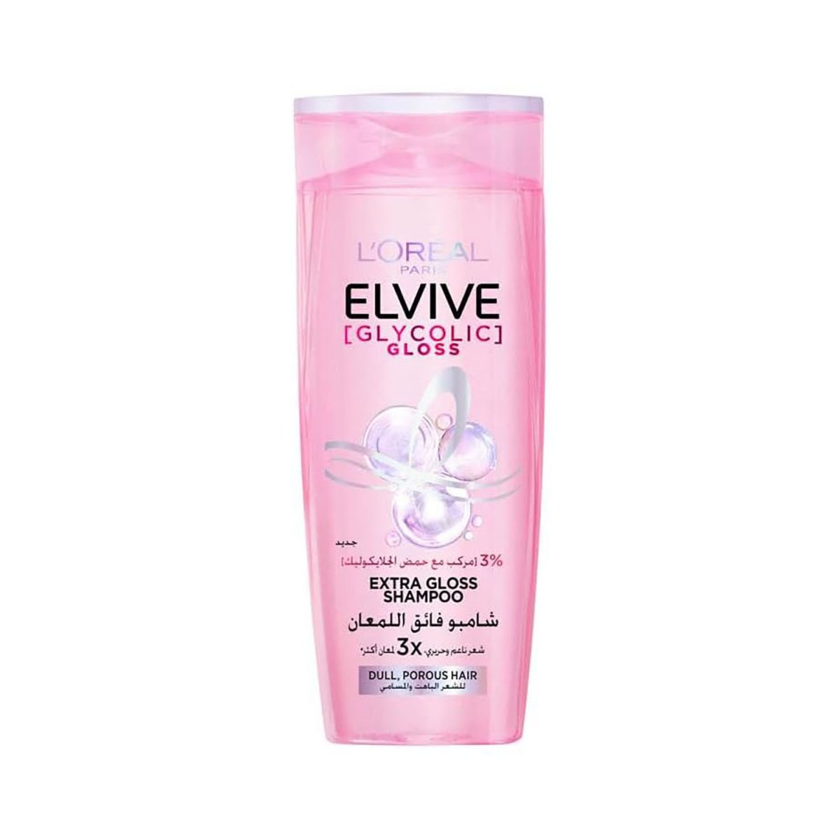 Loreal Elvive Glycolic Gloss Extra Gloss Shampoo 400ml - Image 1