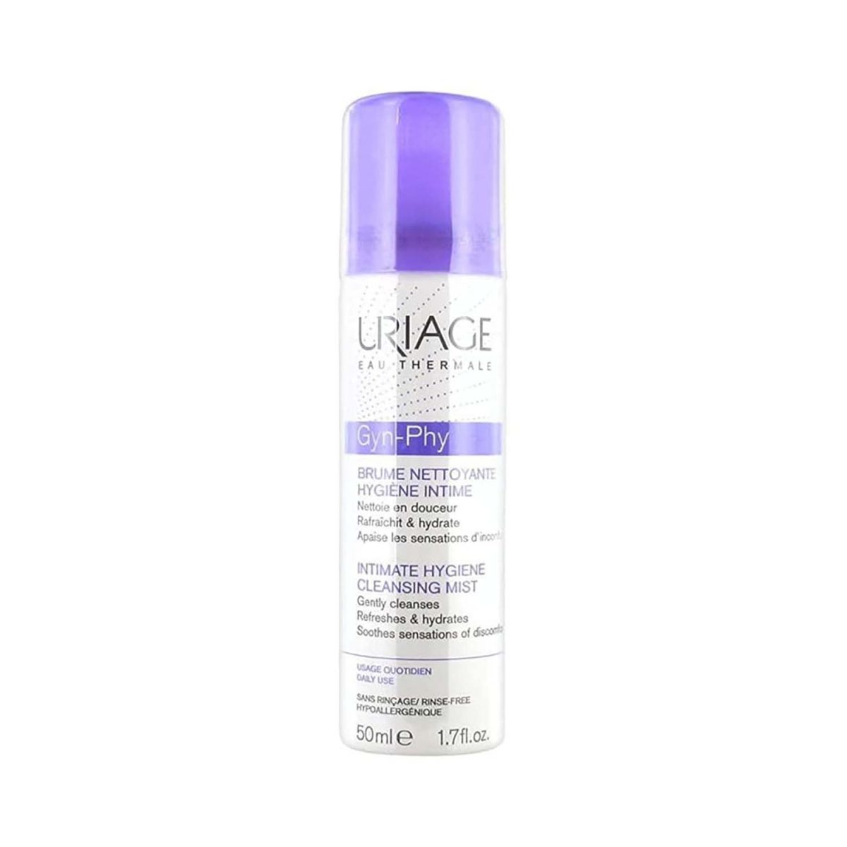 Uriage Gyn-Phy Intimate Hygiene Cleansing Mist Spray 50ml - Image 1