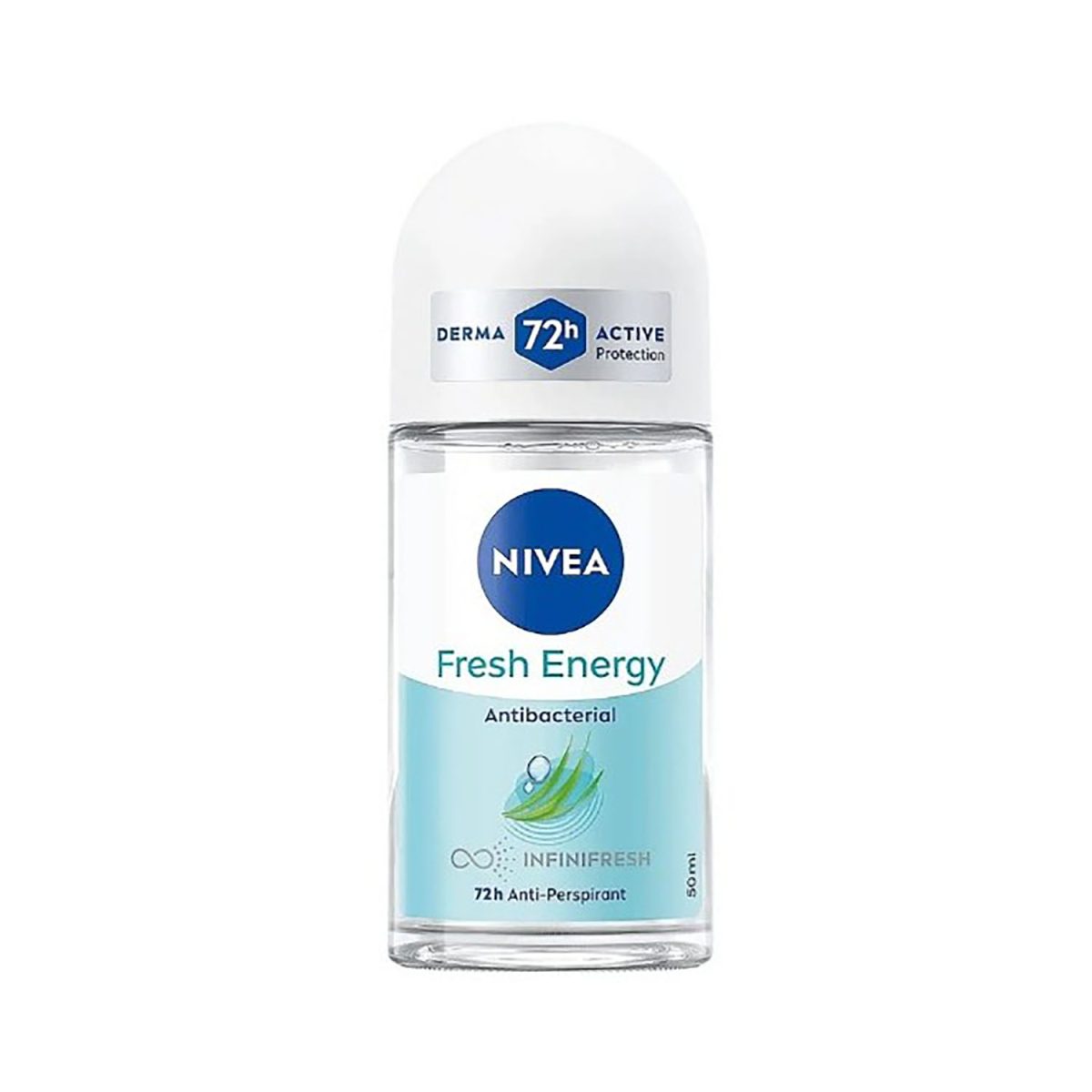 Nivea Roll on Fresh Energy Antibacterial 50ml - Image 1