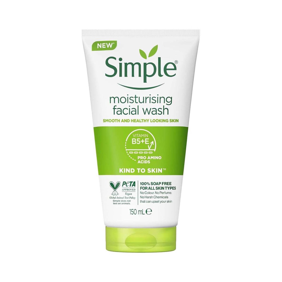 Simple Moisturising Facial Wash 150ml - Image 1