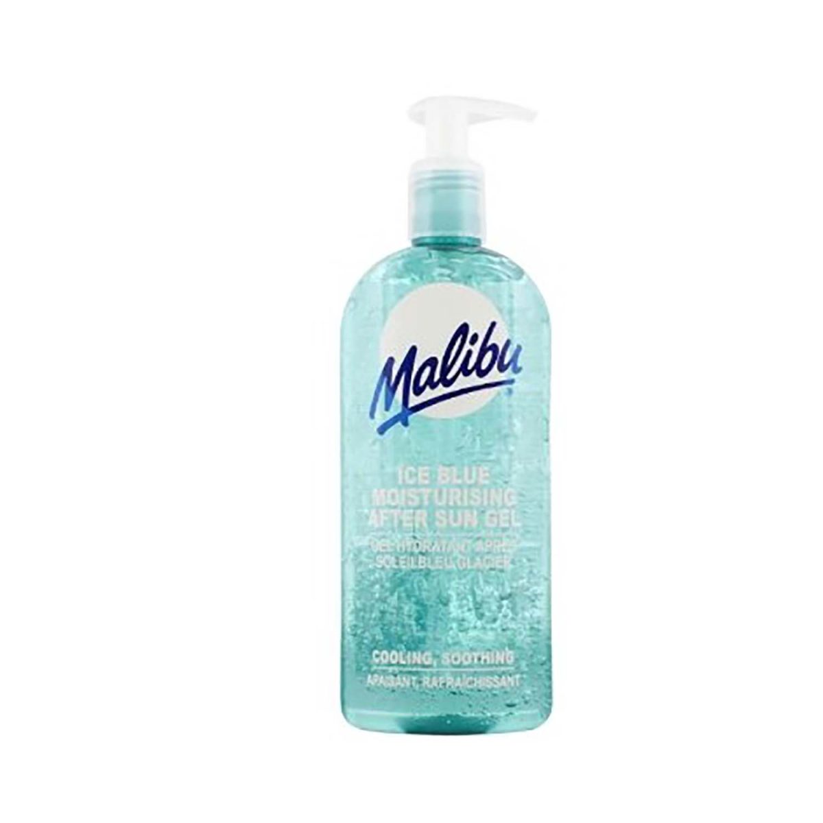 Malibu After Sun Ice Blue Cooling Gel 400ml - Image 1