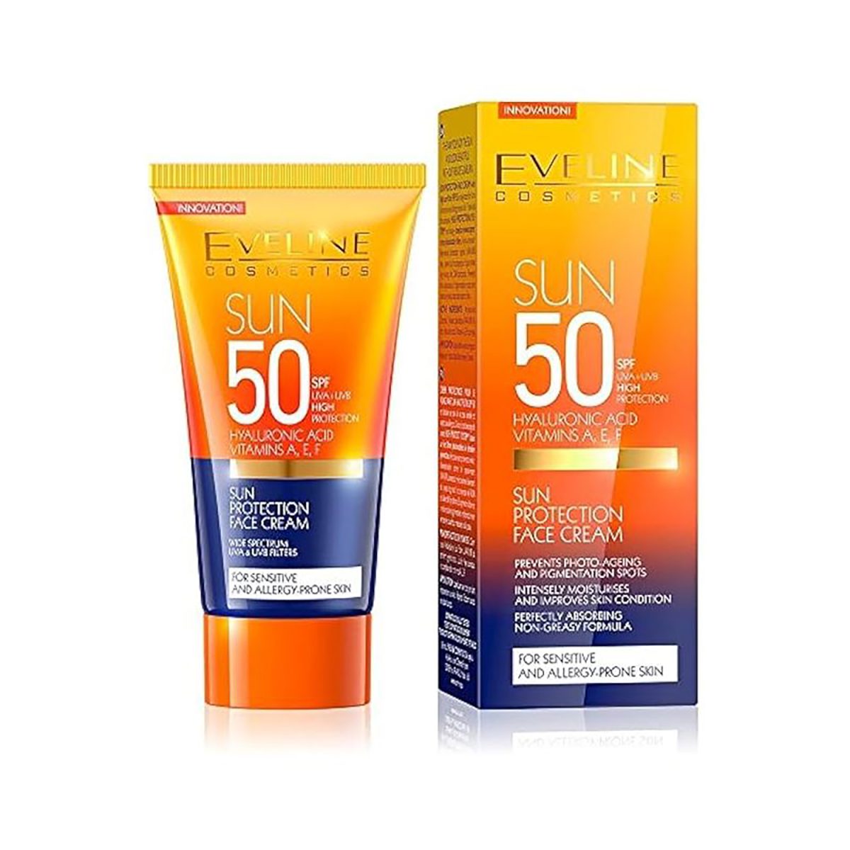 Eveline Cosmetics Sun Protect Face Cream SPF 50 50ml - Image 1