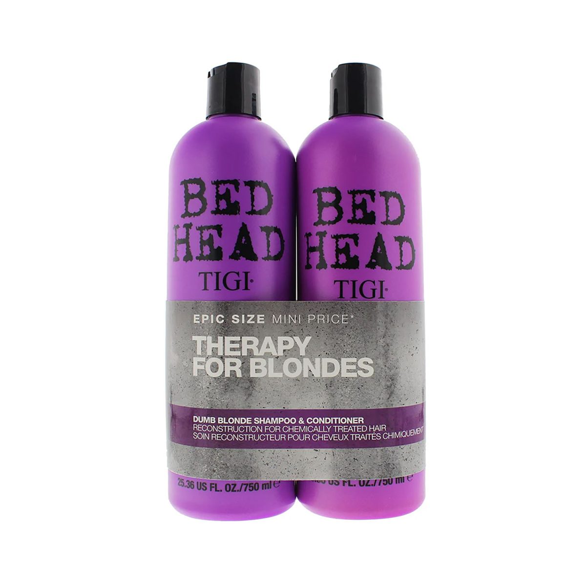 TIGI Bed Head Dumb Blonde Duo Shampoo and Conditioner 750ml - Image 1