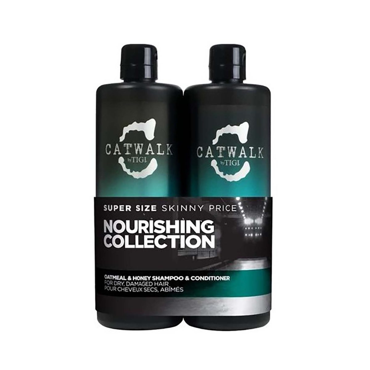 TIGI Catwalk Oatmeal and Honey Duo Shampoo and Conditioner 750ml - Image 1