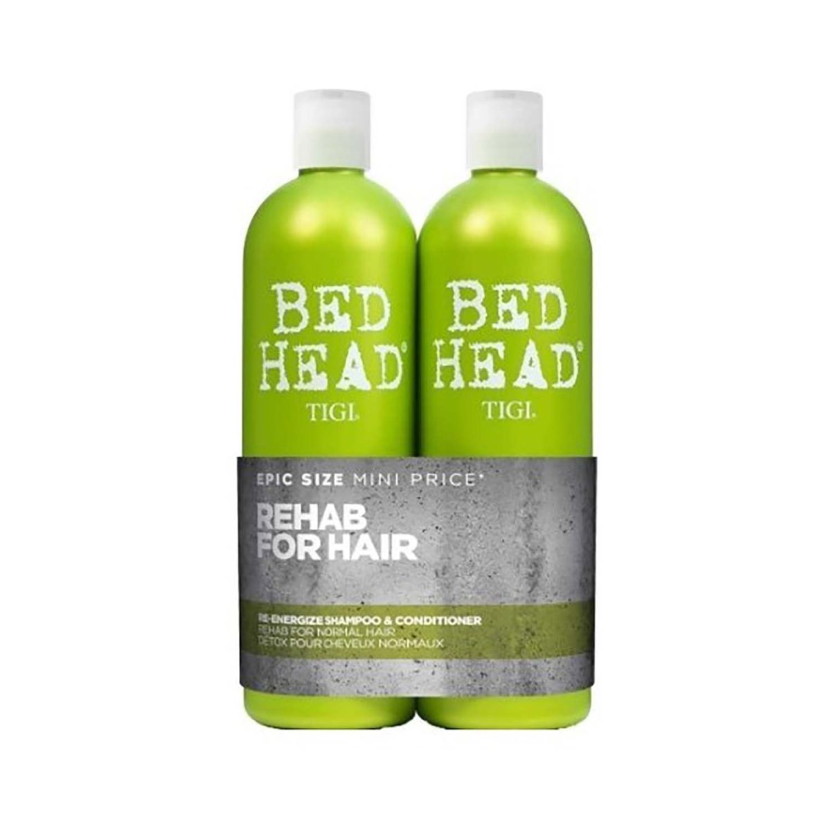 TIGI Bed Head Re Energize Duo Shampoo and Conditioner 750ml - Image 1