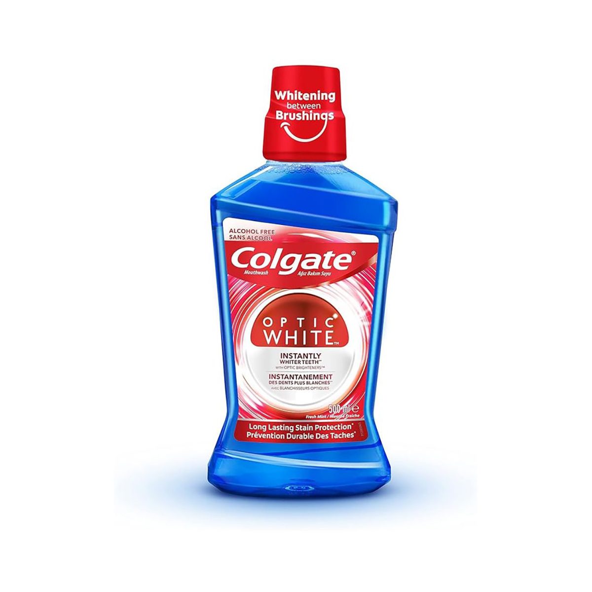 Colgate Optic White Mouthwash 500ml - Image 1