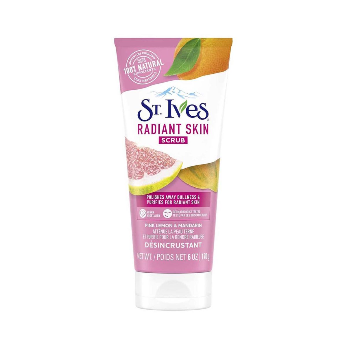 St. Ives Even and Bright Lemon and Mandarin Scrub 150ml - Image 1