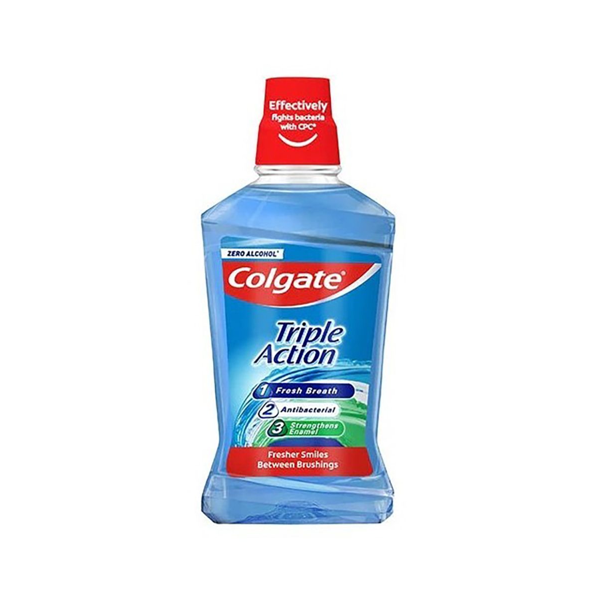 Colgate Triple Action Fresh Breath Mouthwash 500ml - Image 1