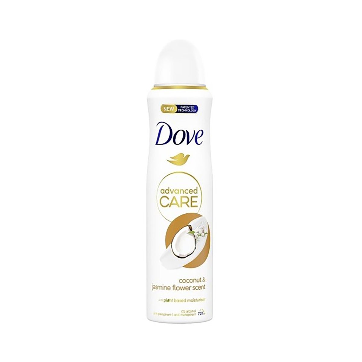 Dove Coconut and Jasmine Body Spray 250ml - Image 1