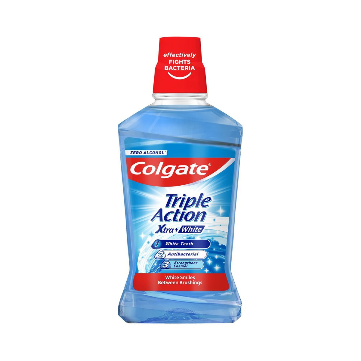 Colgate Triple Action Extra White Mouthwash 500ml - Image 1