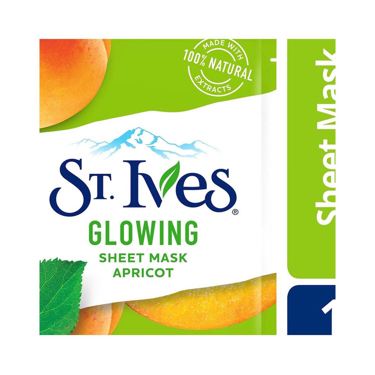 St. Ives Glowing Apricot Sheet Mask 23ml - Image 1