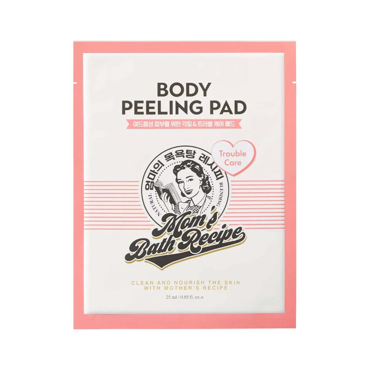 Mom's Bath Recipe Body Peeling Pad Peach 25ml - Image 1