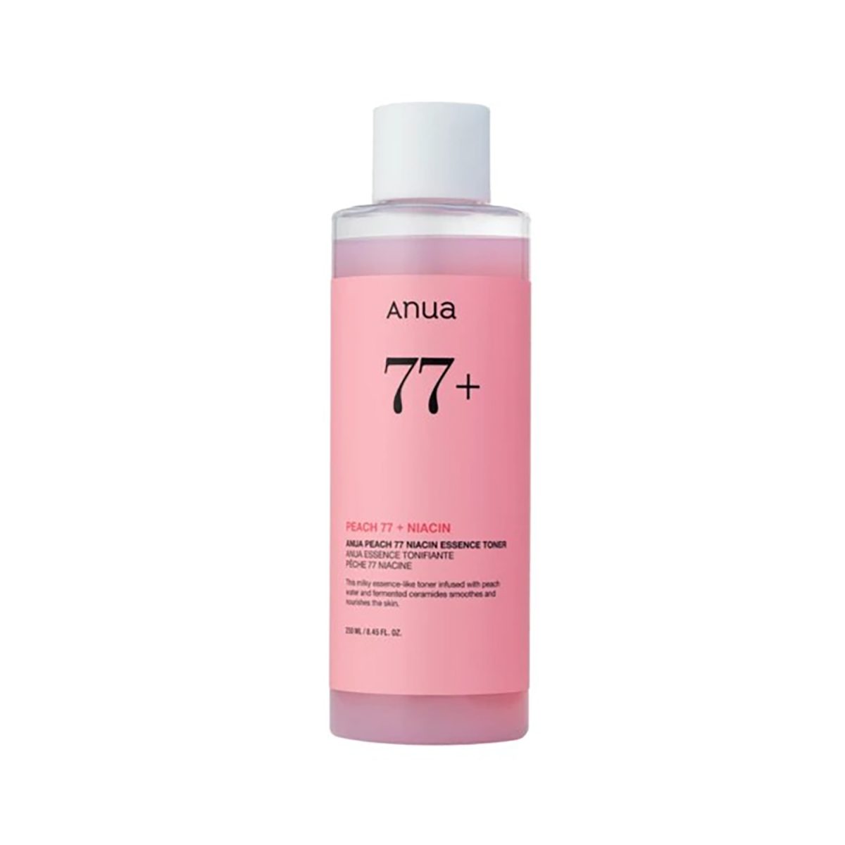 Anua Peach 77% Niacin Essence Toner 250ml - Image 1