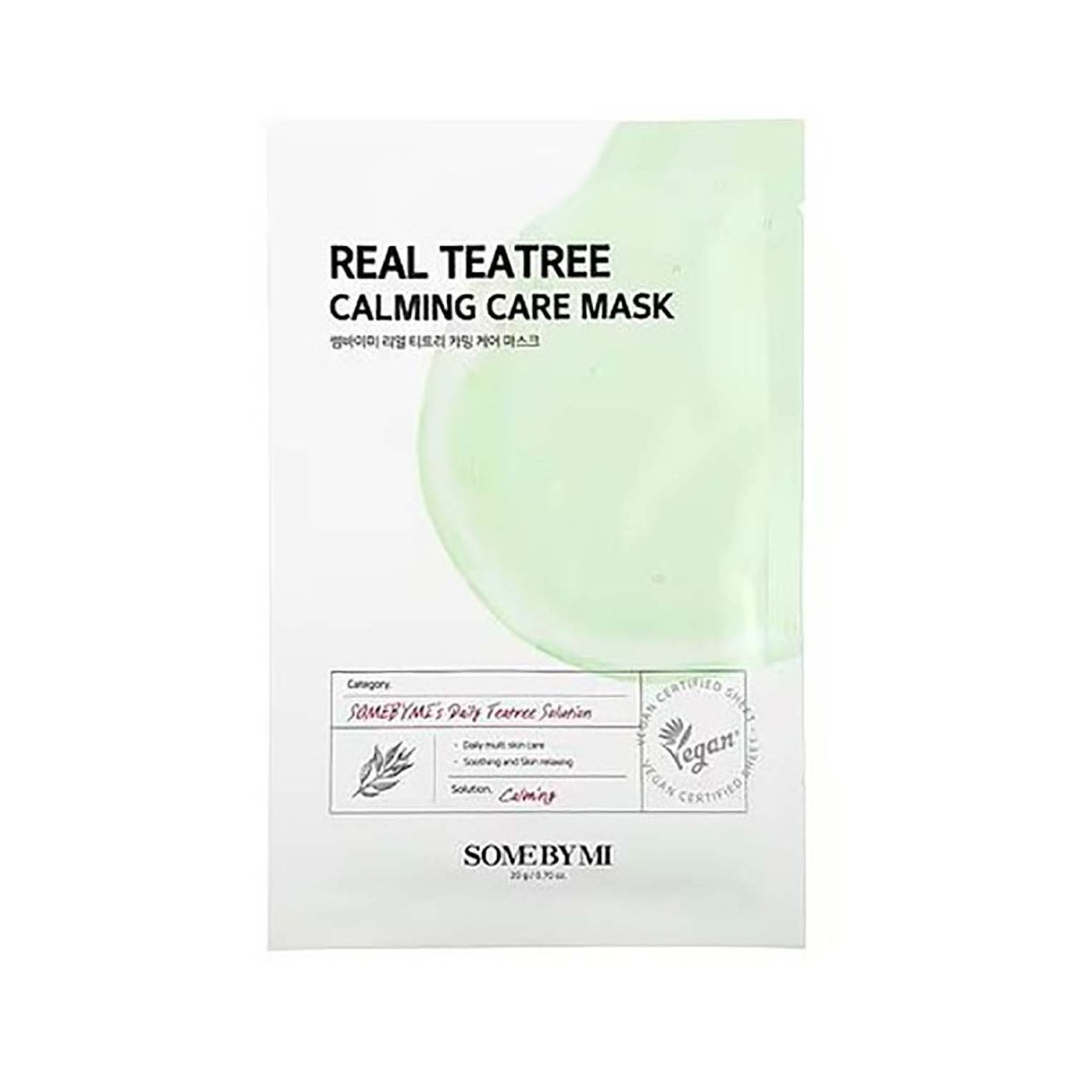 Some By Mi Real Tea Tree Calming Mask 25g - Image 1