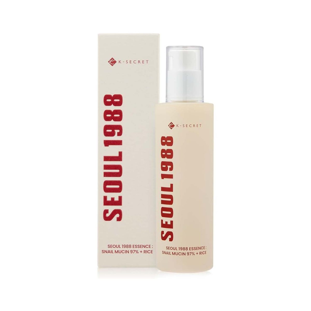 K-Secret Seoul 1988 Essence Snail Mucin 97% Rice 17g - Image 1