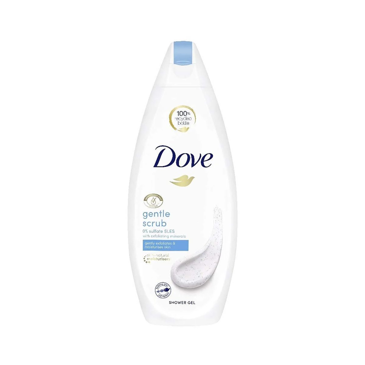 Dove Gentle Exfoliating Body Wash 200ml - Image 1