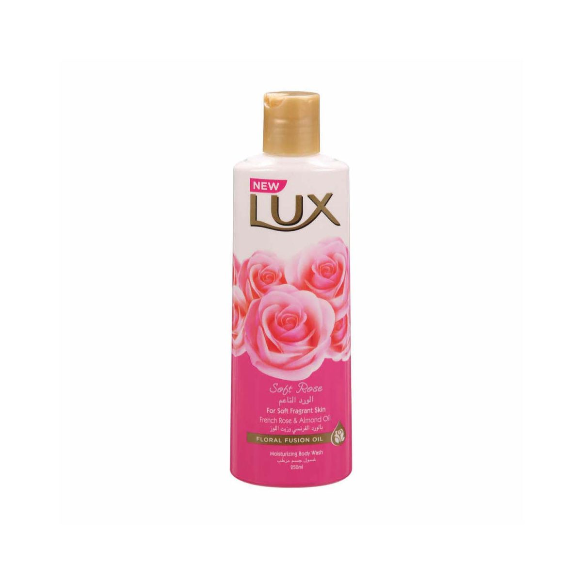 Lux Botanicals Soft Rose Body Wash 250ml - Image 1