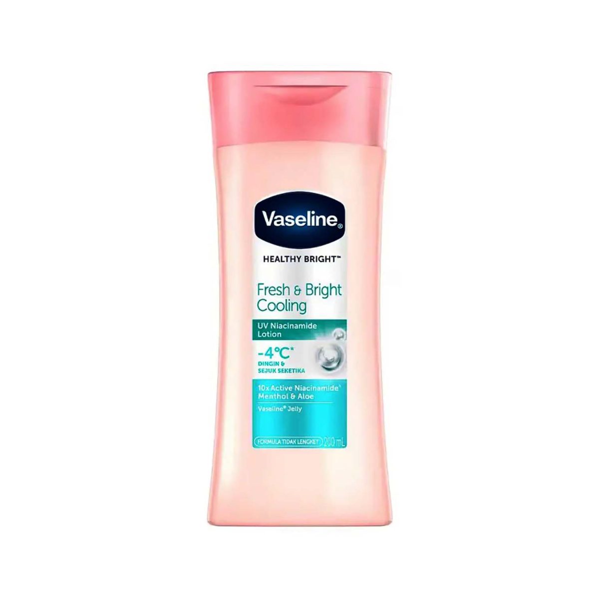 Vaseline Fresh and Bright Cooling Lotion 200ml - Image 1