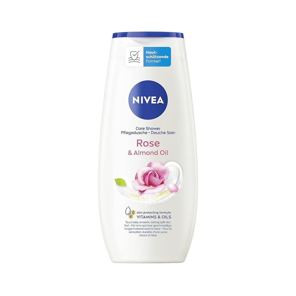 Nivea Rose and Almond Oil Shower Cream 250ml - Image 1