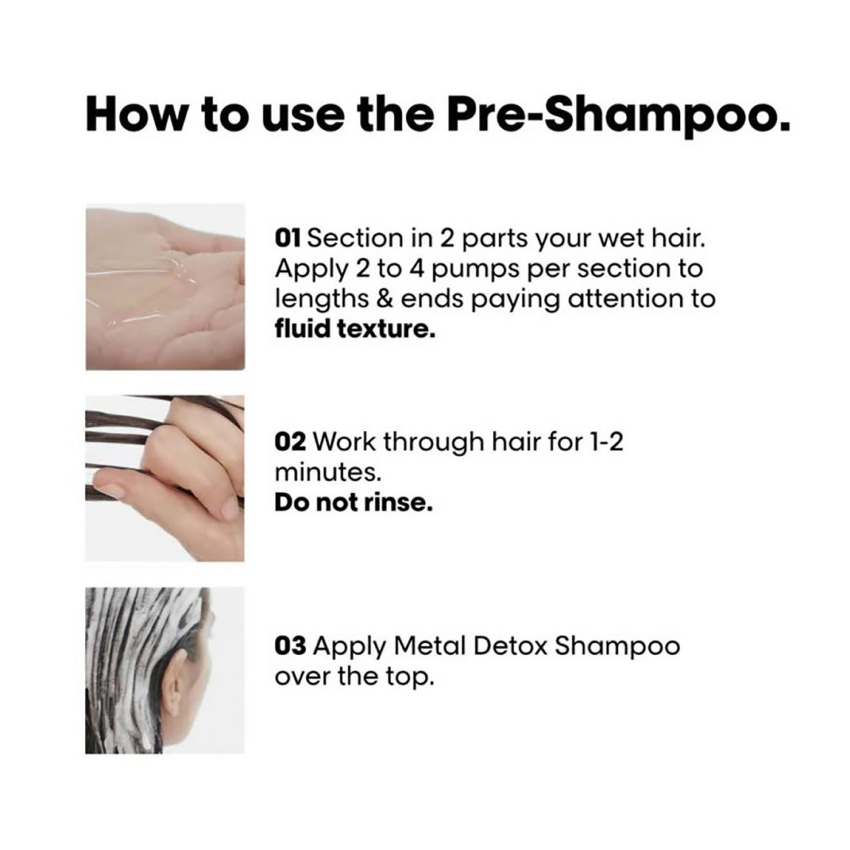 Loreal Professionnel Metal Detox Pre-Treatment Shampoo 250ml - Image 3