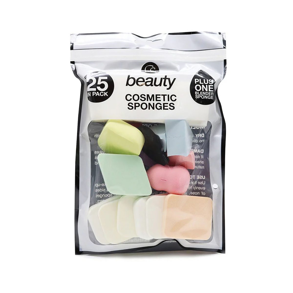 CS Beauty Cosmetic Sponges 25 Pieces - Image 1
