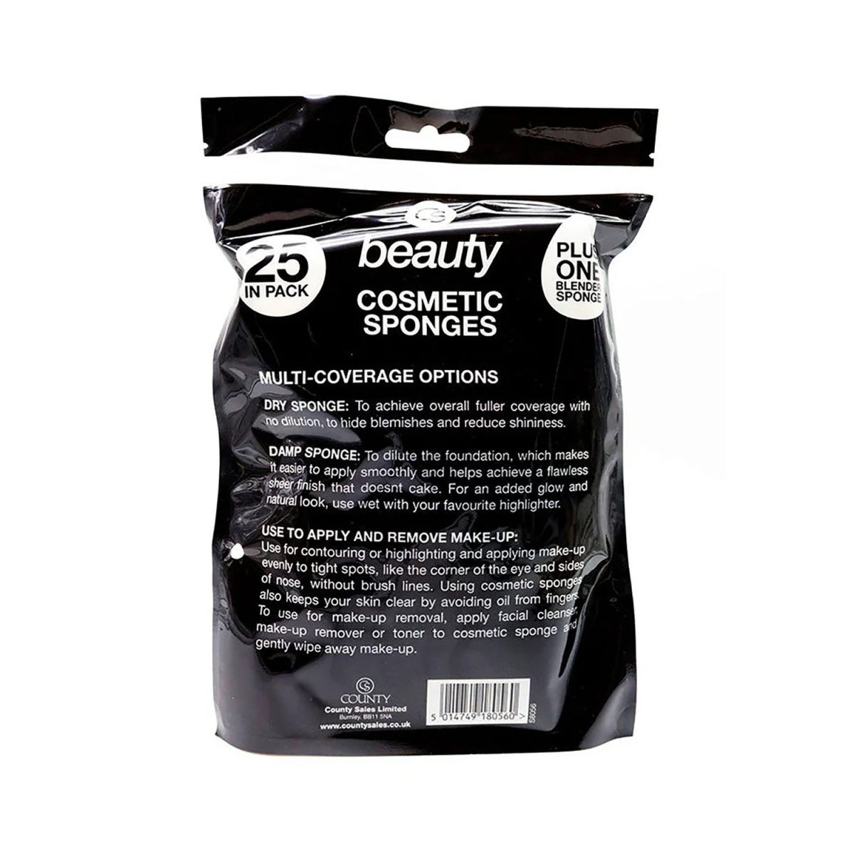 CS Beauty Cosmetic Sponges 25 Pieces - Image 3