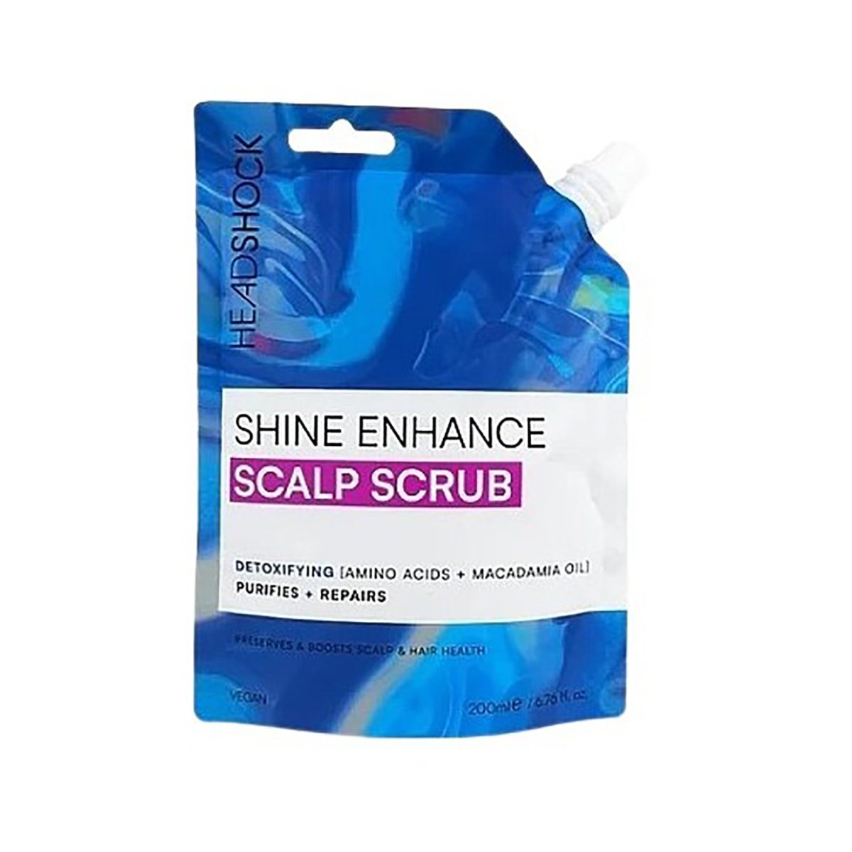 Headshock Shine Enhance Detoxifying Scalp Scrub 200ml - Image 1