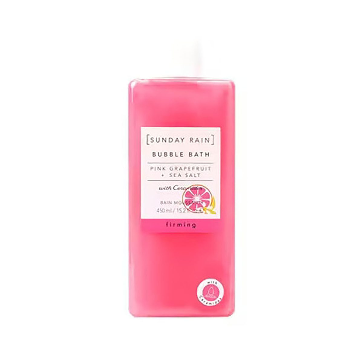 Sunday Rain Bubble Bath Pink Grapefruit & Sea Salt 450ml - Image 1