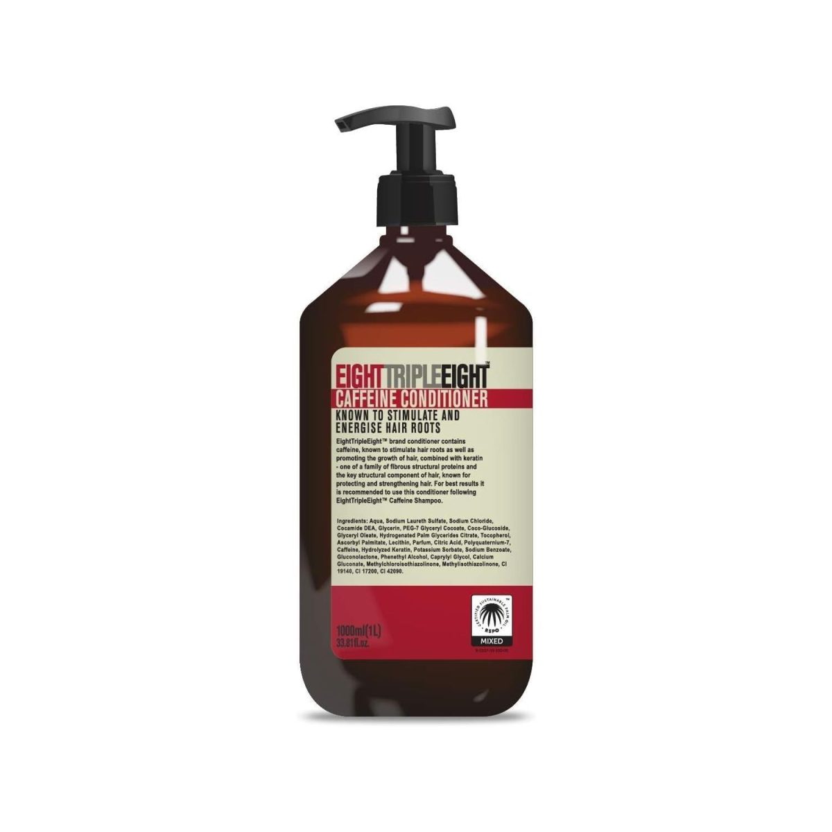 Eight Triple Eight Caffeine Conditioner 1L - Image 1