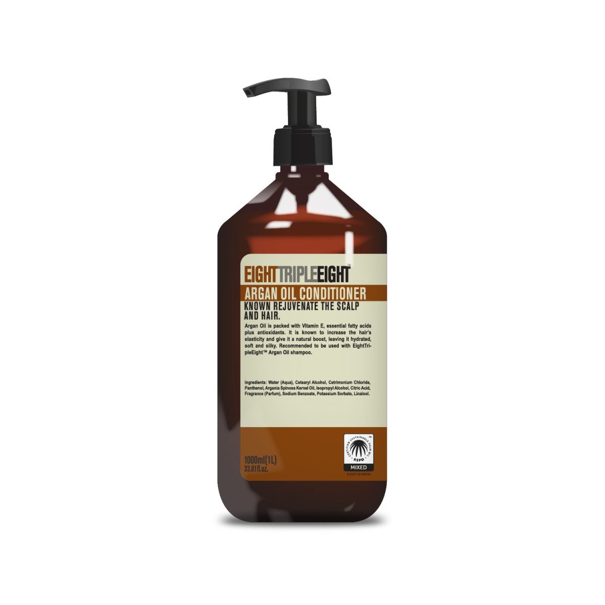 Eight Triple Eight Argan Oil Conditioner 1L - Image 1