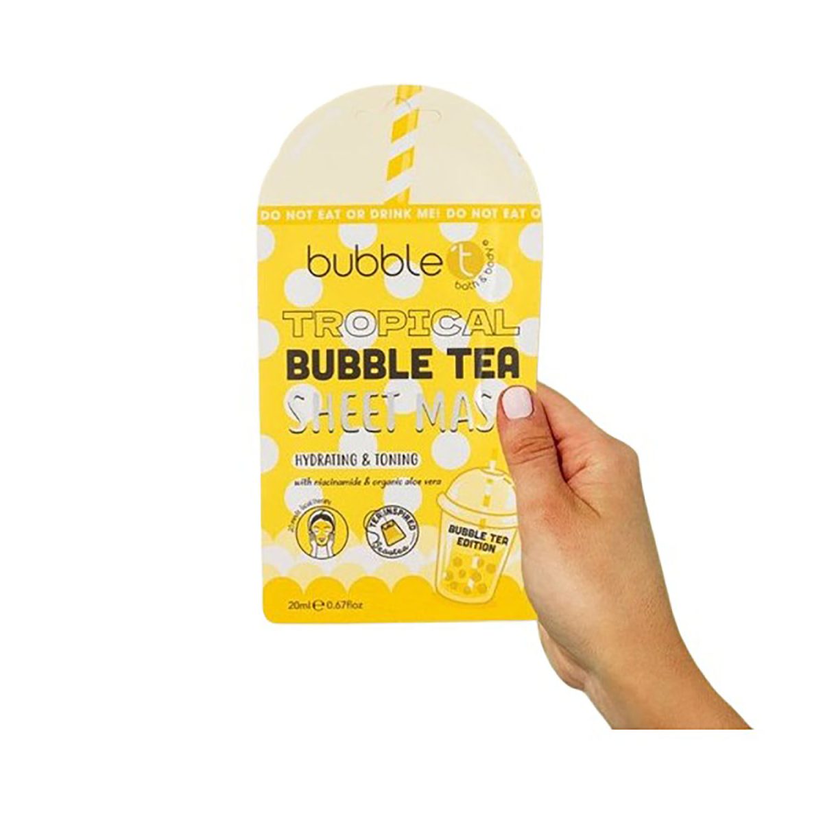 Bubble T Tropical Hydrating and Toning Sheet Mask 20ml - Image 1