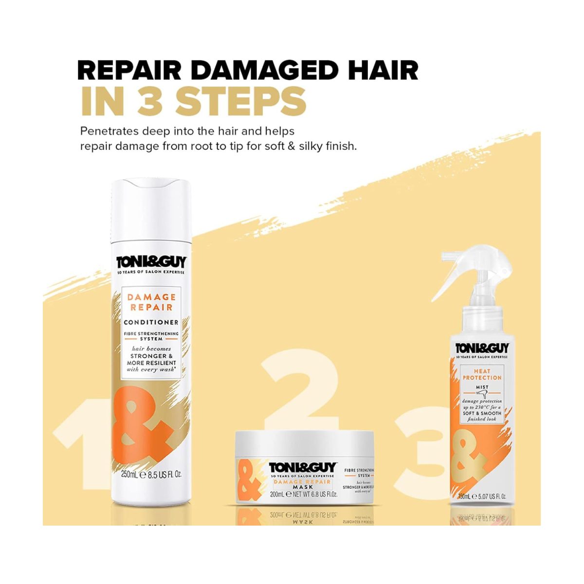 Toni and Guy Damage Repair Mask 200ml - Image 6