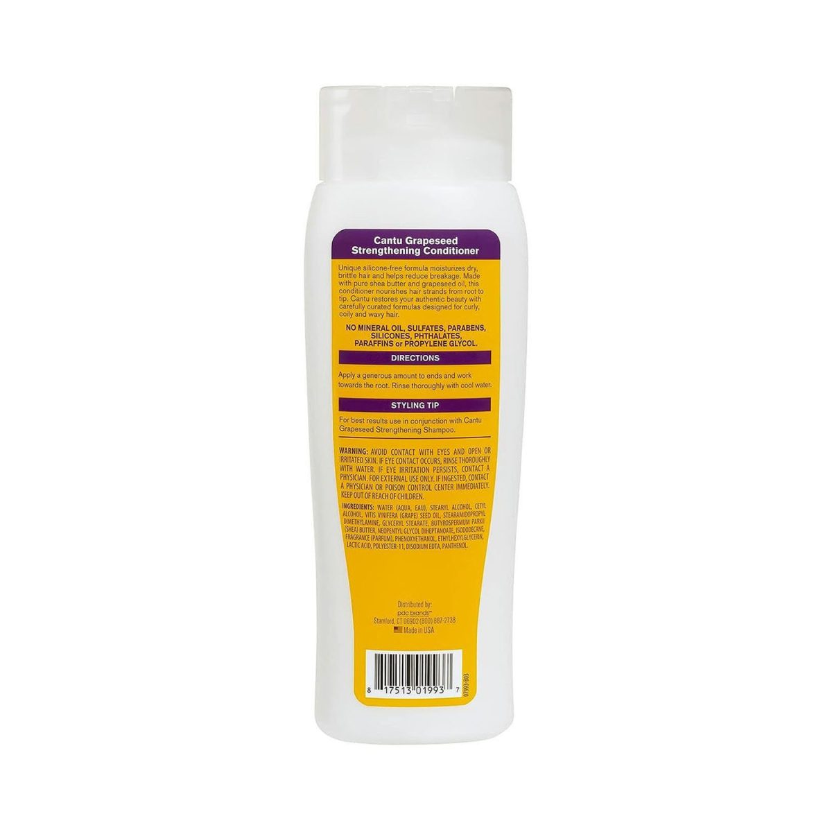 Cantu Grapeseed Strengthening Conditioner 400ml - Image 5