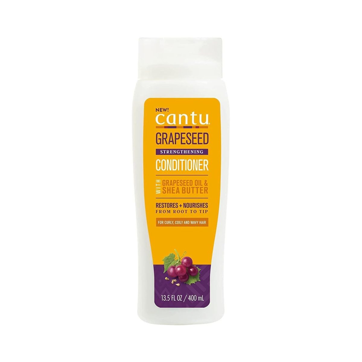 Cantu Grapeseed Strengthening Conditioner 400ml - Image 1