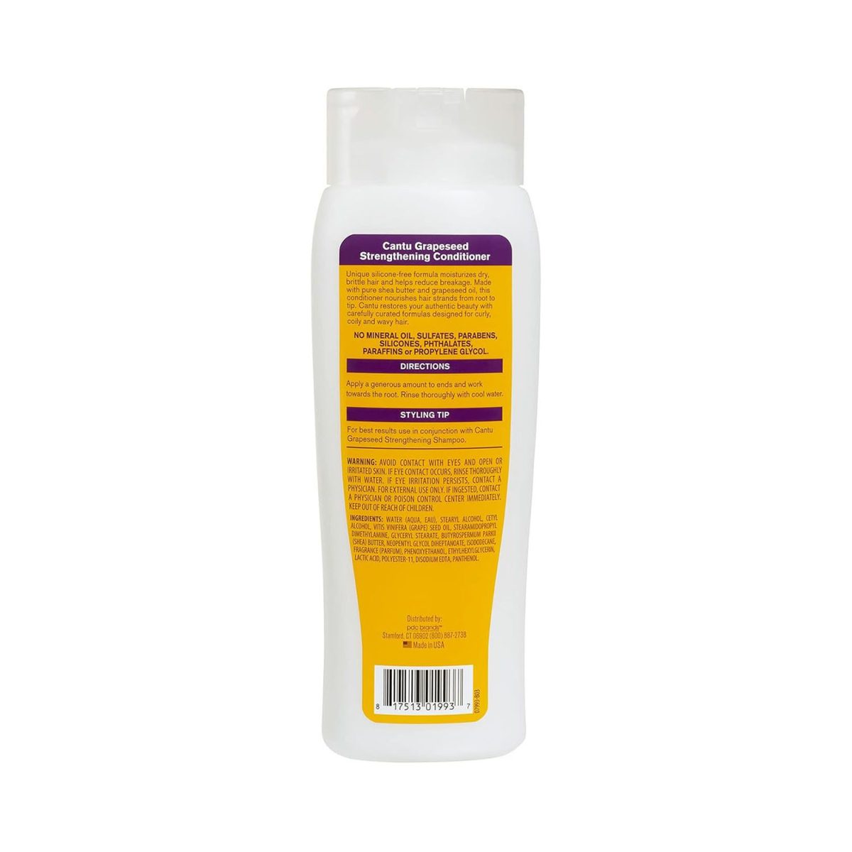 Cantu Grapeseed Strengthening Conditioner 400ml - Image 4