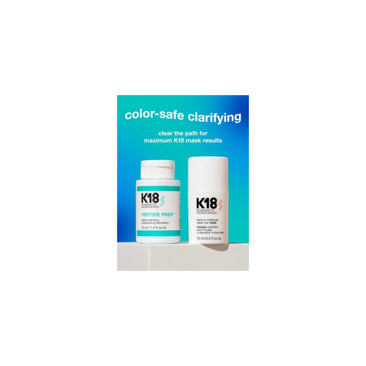 K18 Peptide Prep Shampoo Detox 53ml - Image 4