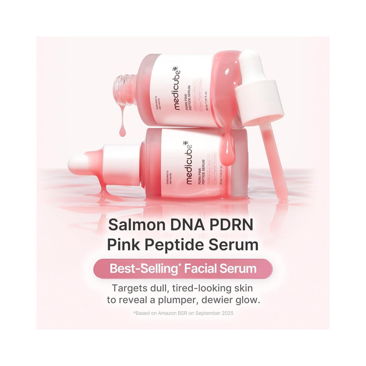 Medicube PDRN Pink Peptide Glow Serum 30ml - Image 2