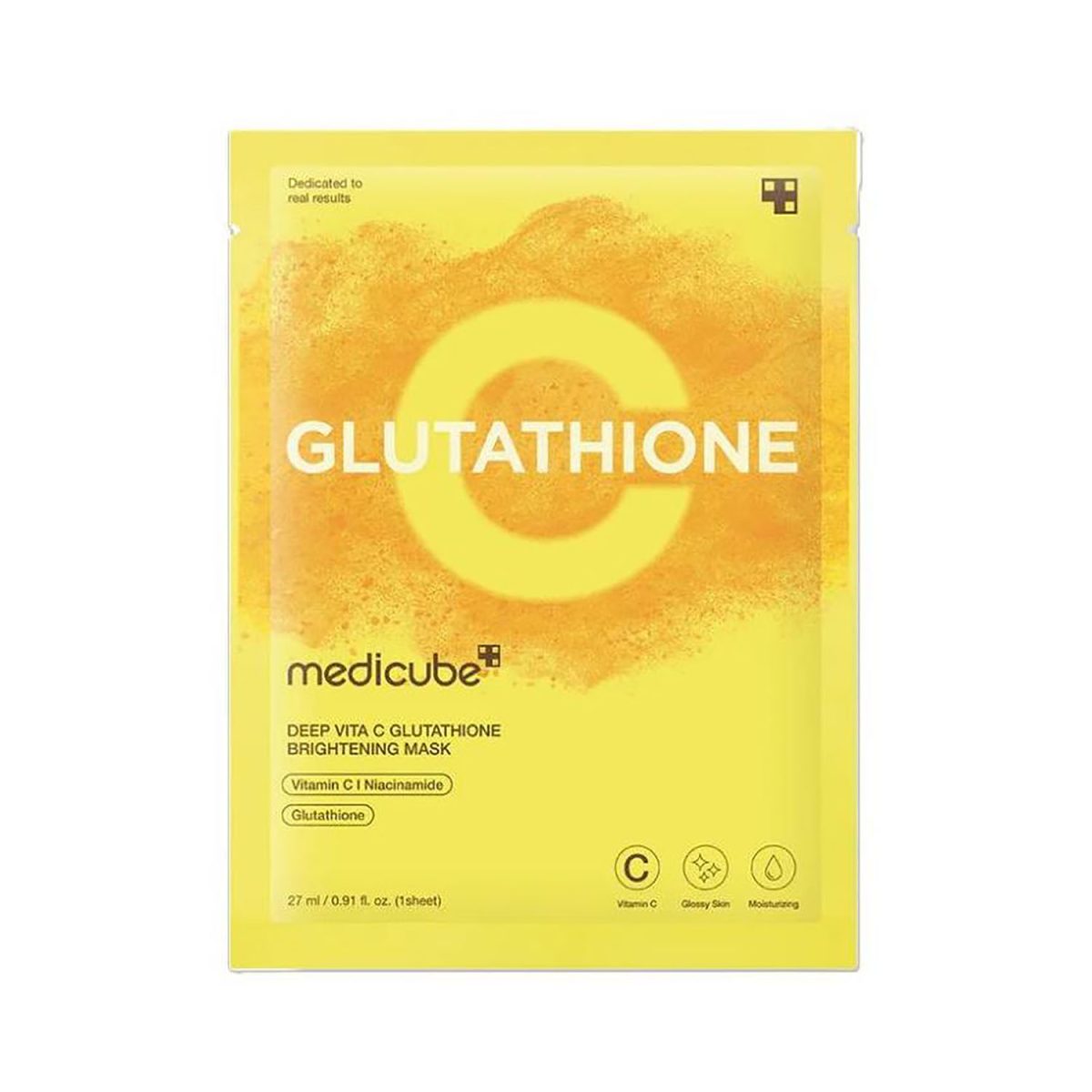 Medicube Deep Vitamin C Glutathione Brightening Mask 27ml - Image 1