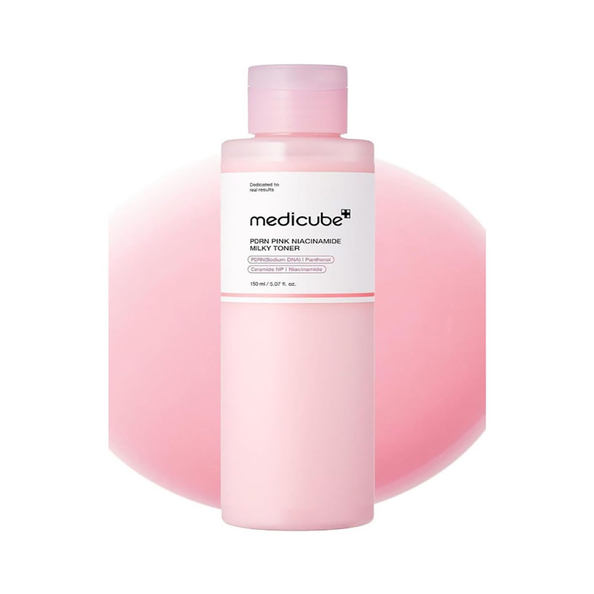 8800256119653 Medicube PDRN Pink Niacinamide Milky Toner 150ml - Image 1