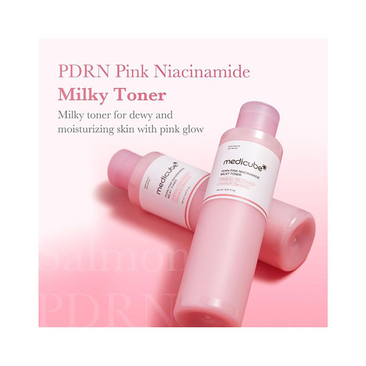 Medicube PDRN Pink Niacinamide Milky Toner 150ml - Image 2