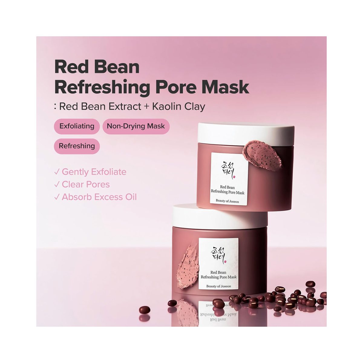 Beauty of Joseon Red Bean Refreshing Pore Mask 140ml - Image 2