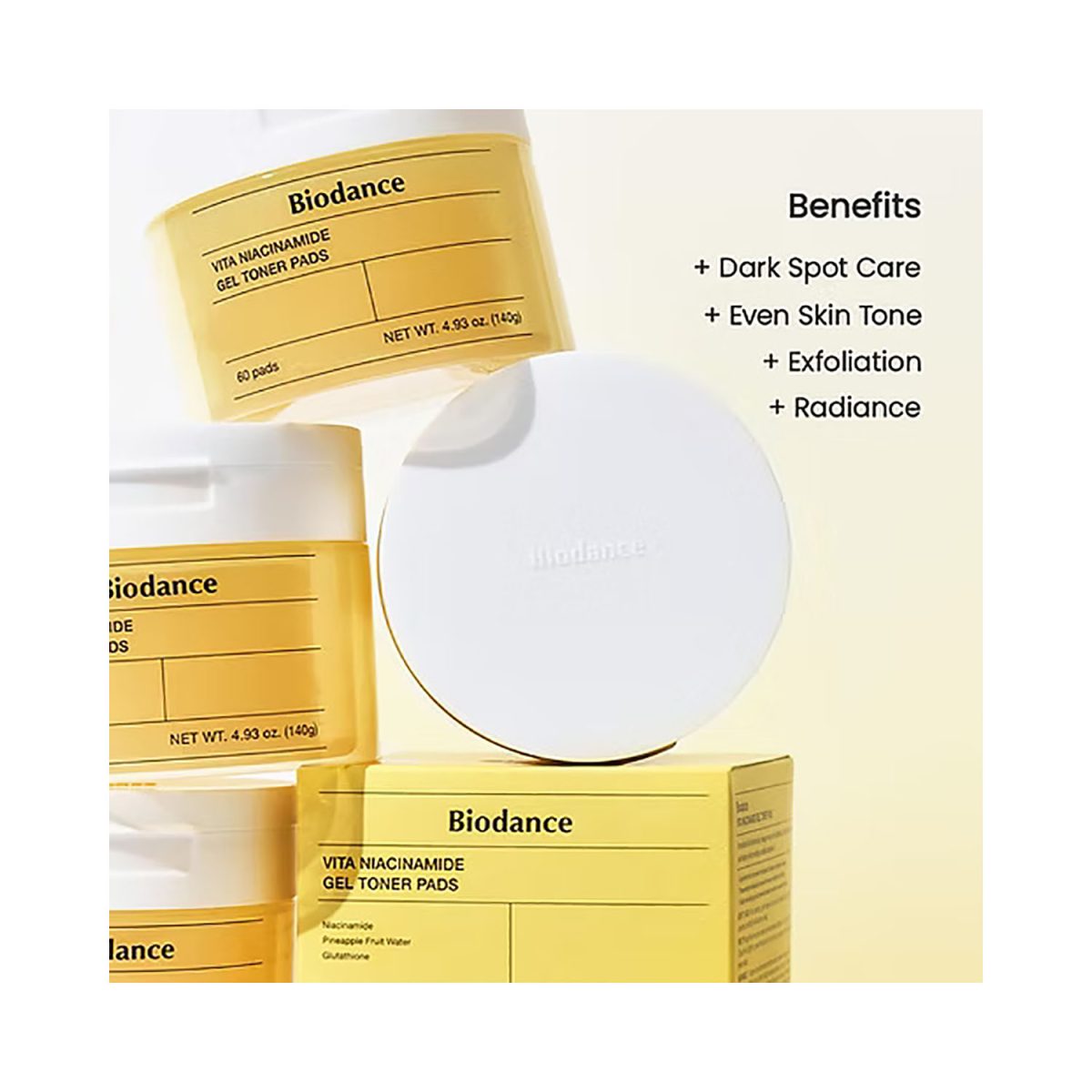 Biodance Vita Niacinamide Gel Toner Pads 60Pads - Image 2