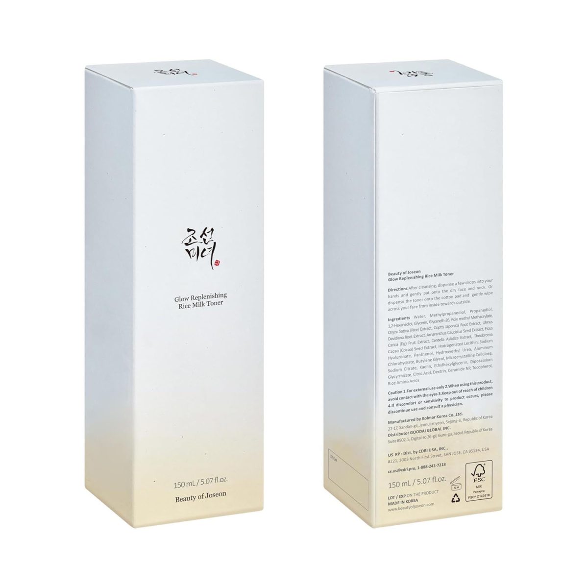 Beauty of Joseon Glow Replenishing Rice Milk Toner 150ml - Image 7