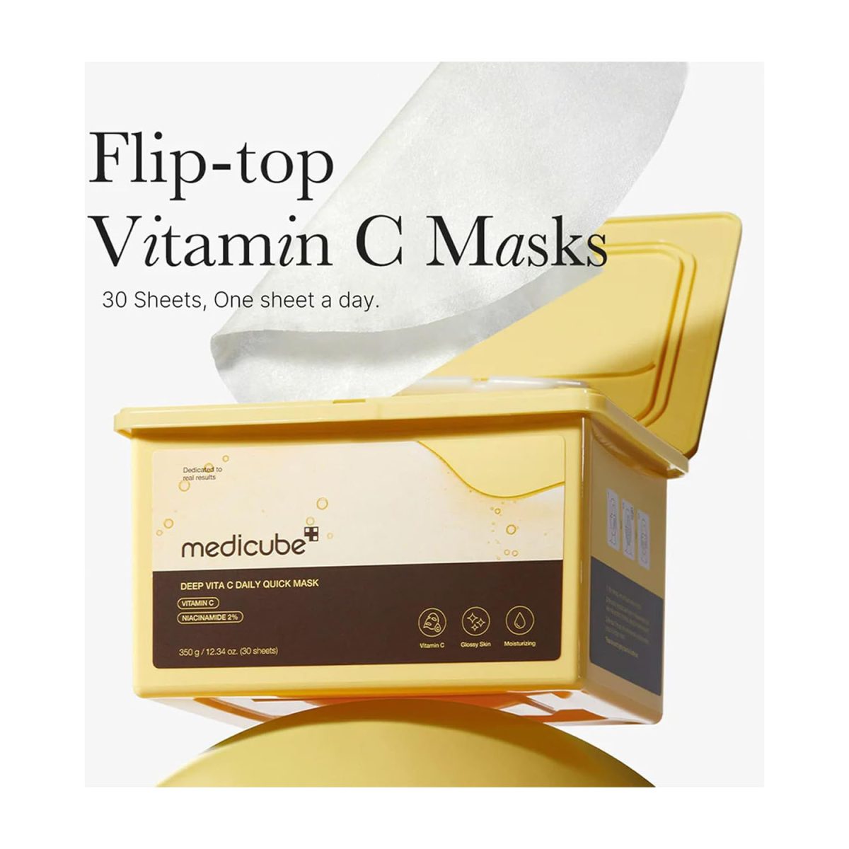Medicube Deep Vitamin C Daily Quick Mask 350g / 30pcs - Image 8